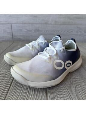 Oofos OOmg Sport LS Low Shoes Sneakers Athletic Active Navy Mutare Size 9.5 Men